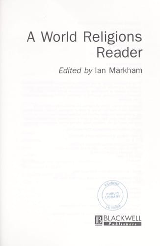 A World Religious Reader