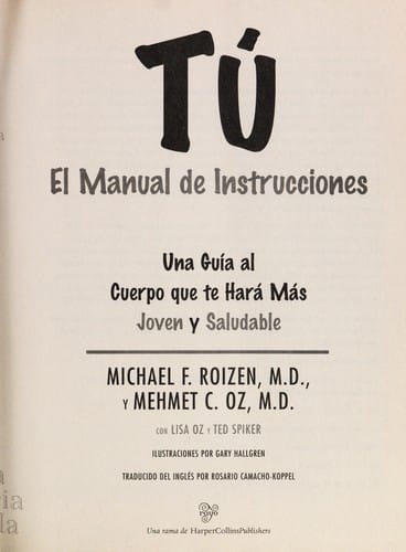 YOU: The Owner's Manual