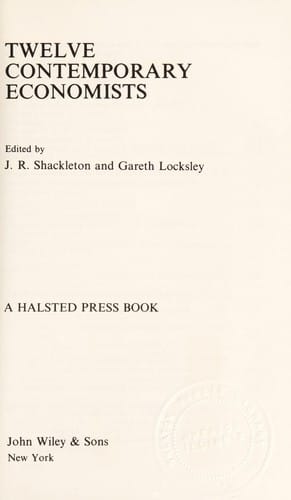 Twelve contemporary economists