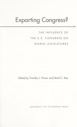 Exporting Congress?