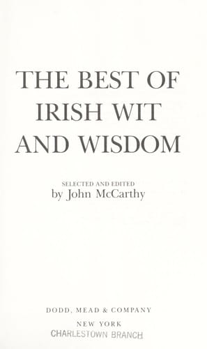 The Best of Irish wit and wisdom