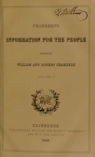 Chambers's information for the people