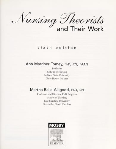 Nursing theorists and their work