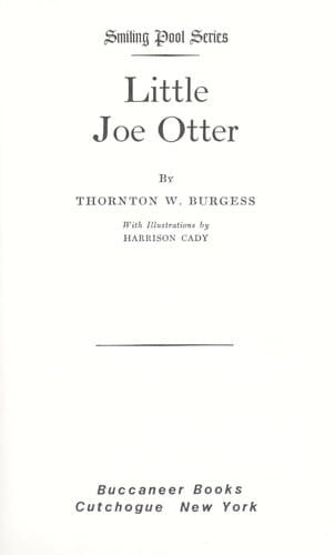 Little Joe Otter