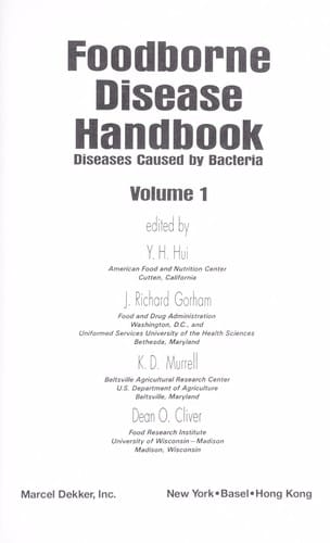 Foodborne disease handbook