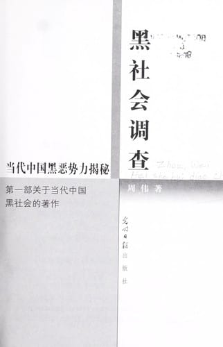 Hei she hui diao cha