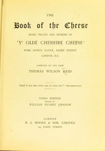The book of the cheese