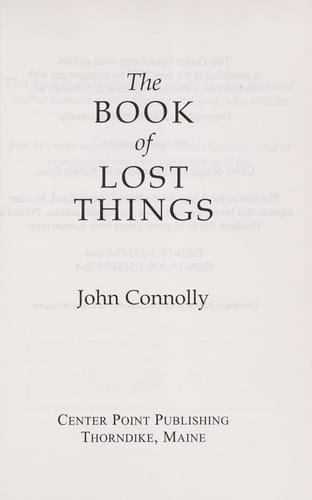 The Book of Lost Things