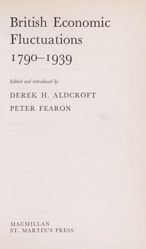 British economic fluctuations, 1790-1939