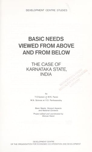 Basic needs viewed from above and from below