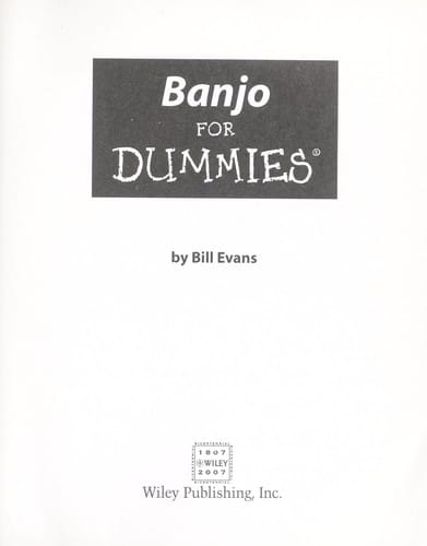 Banjo for dummies