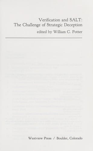 Verification and SALT