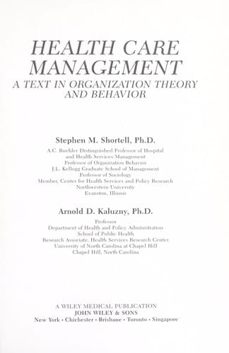 Health care management