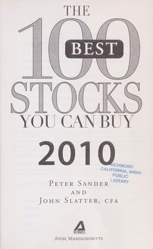 The 100 best stocks you can buy 2010