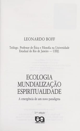 Ecologia, mundialização, espiritualidade