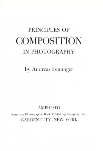 Principles of composition in photography