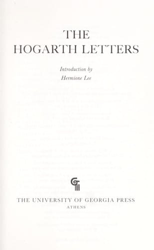 The Hogarth letters