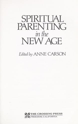 Spiritual parenting in the New Age