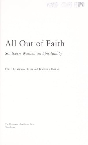 All out of faith