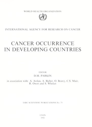 Cancer occurrence in developing countries