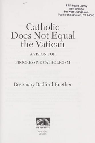 Catholic does not equal the Vatican