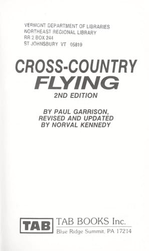 Cross-country flying