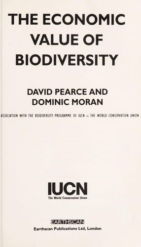 Economic value of biodiversity