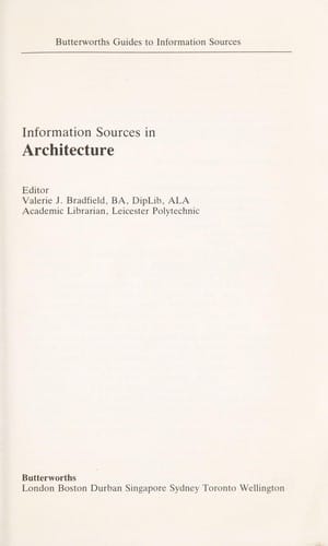 Information sources in architecture