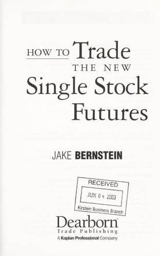 How to trade the new single stock futures