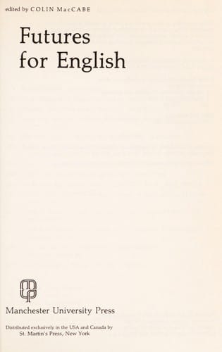 Futures for English