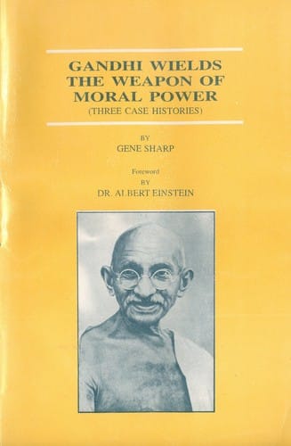 Gandhi wields the weapon of moral power