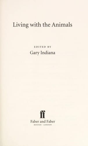 Living with the animals