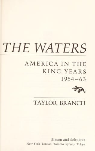 Parting the waters