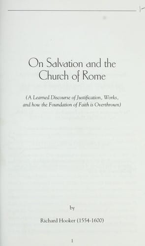 On salvation and the Church of Rome