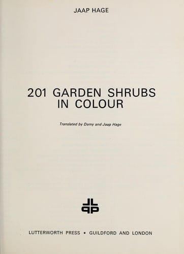 201 garden shrubs in colour