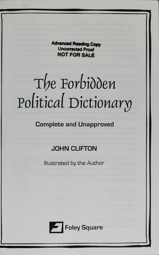 Forbidden Political Dictionary