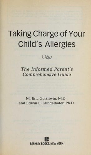 Taking charge of your child's allergies