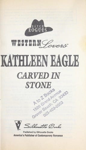 Carved In Stone (Western Lovers) (Ranch Rogues)