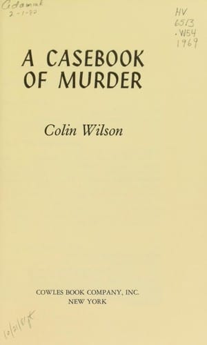 A casebook of murder