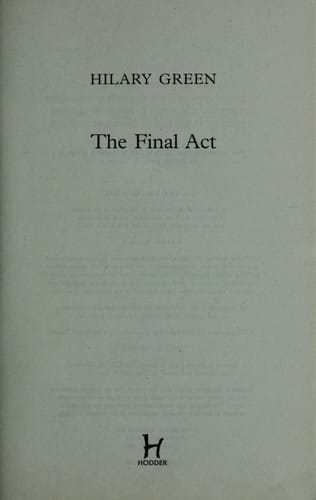 The final act