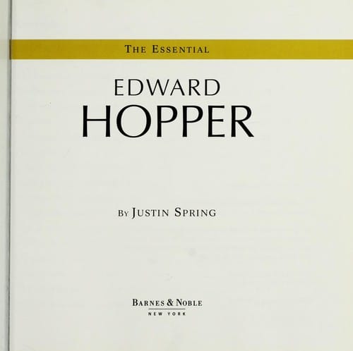 The essential Edward Hopper