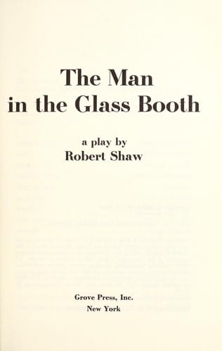 Man in the glass booth