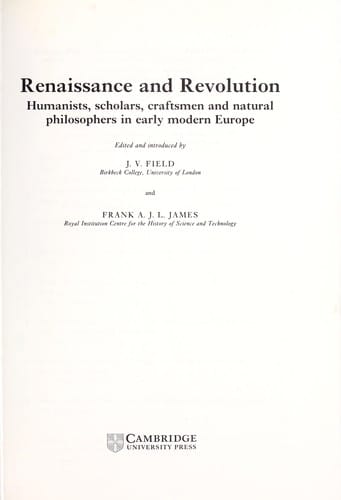 Renaissance and revolution