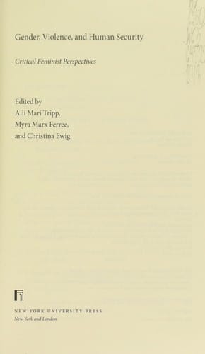 Gender, violence, and human security