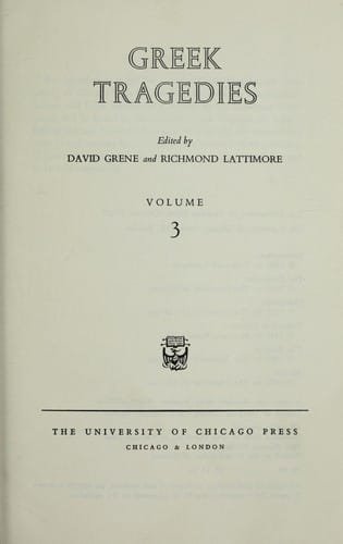 Greek tragedies
