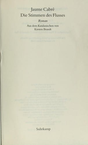 Die Stimmen des Flusses