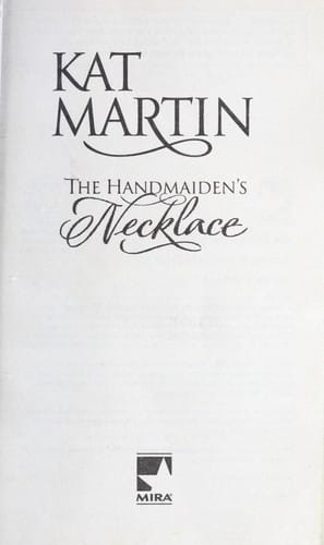 The Handmaiden's Necklace-(Necklace Trilogy #3)