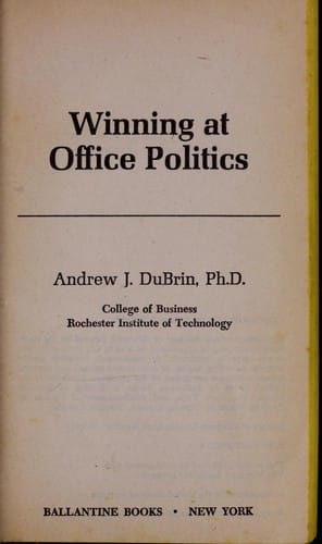 Winning at office politics