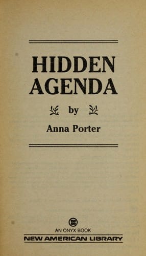 Hidden agenda