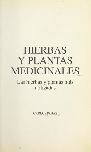 Hierbas y plantas medicinales
